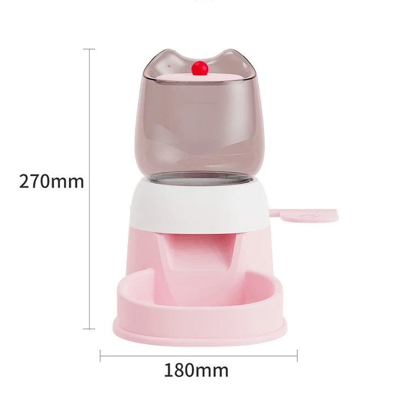 2L Water Fountain  Bowl Automatic Pet Feeder Large Cat Dog Food Dispenser Large Capacity Pet  Bowl Cat Supplies