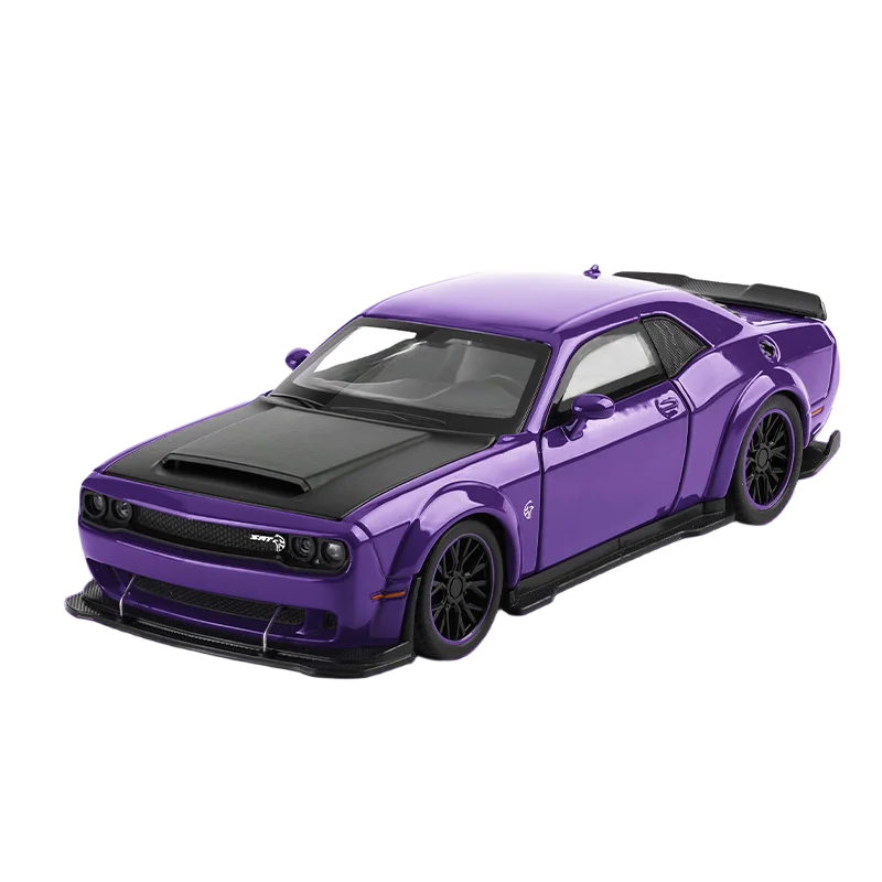 1:32 Dodge Challenger SRT Hellcat Redeye V8 Alloy Metal Diecast Model American Muscle Sports Car Collection For Hobby Decor