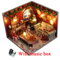 DIY Christmas Snowman Cottage Miniature Kit