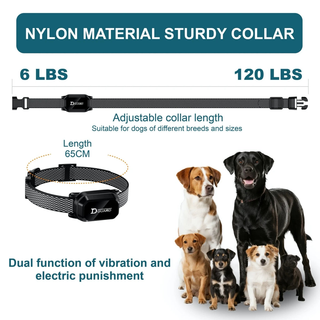 🐶📡 875 yards (800m) Digital Dog Training Collar – Waterproof Rechargeable with LCD