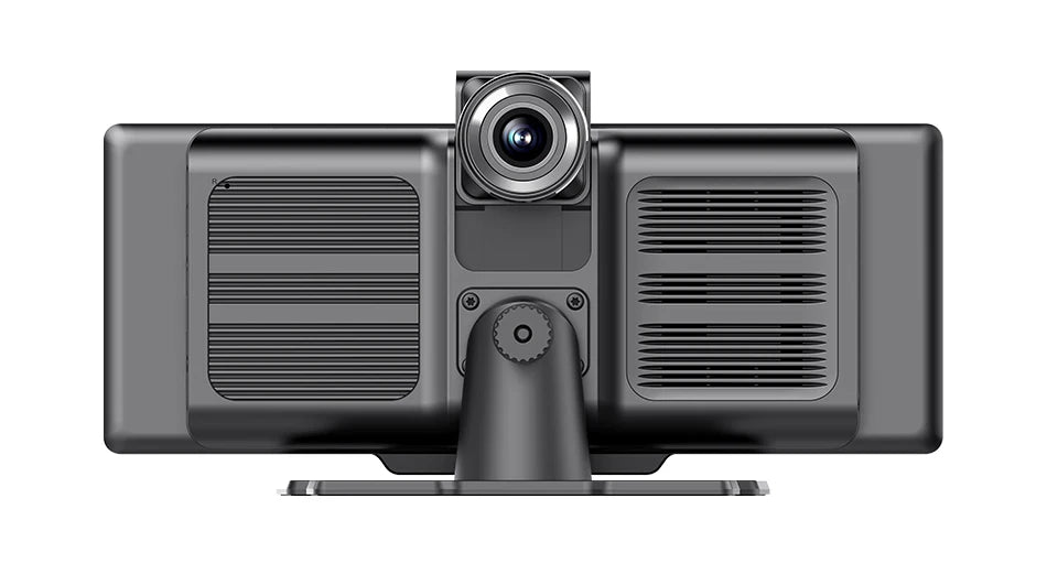 10.26" 4K Dash Cam Mirror with Wireless CarPlay & Android Auto, GPS, Rear Camera, 1600x600 IPS Touchscreen, Voice Control, Parking Monitor