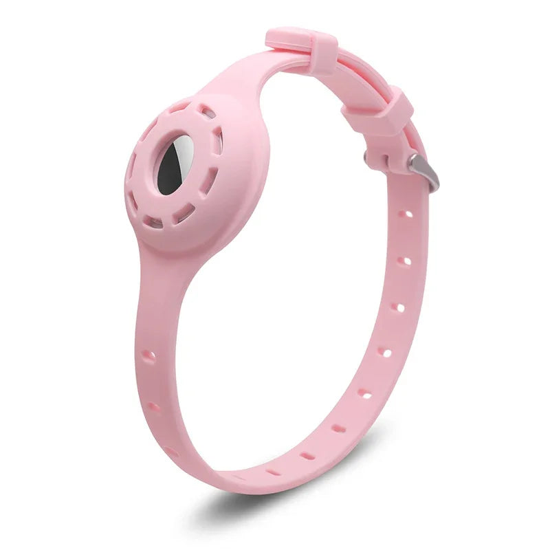 🐱📍 Silicone Anti-Lost Cat Collar for Apple AirTag – Adjustable Tracker Holder