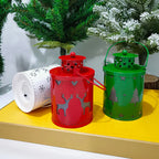 Vintage Christmas Lantern – LED Hanging Holiday Décor