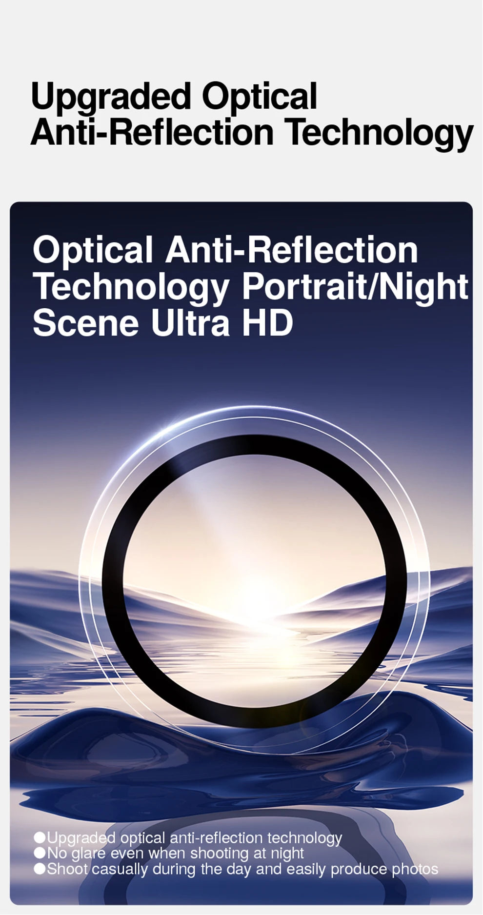 SmartDevil Camera Lens Glass Protector for iPhone 17 / 16 Pro Max