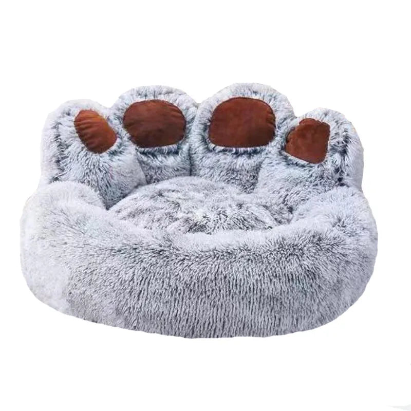 🐾🛏️ Fluffy Winter Dog Bed – Plush Kennel Sofa Cushion