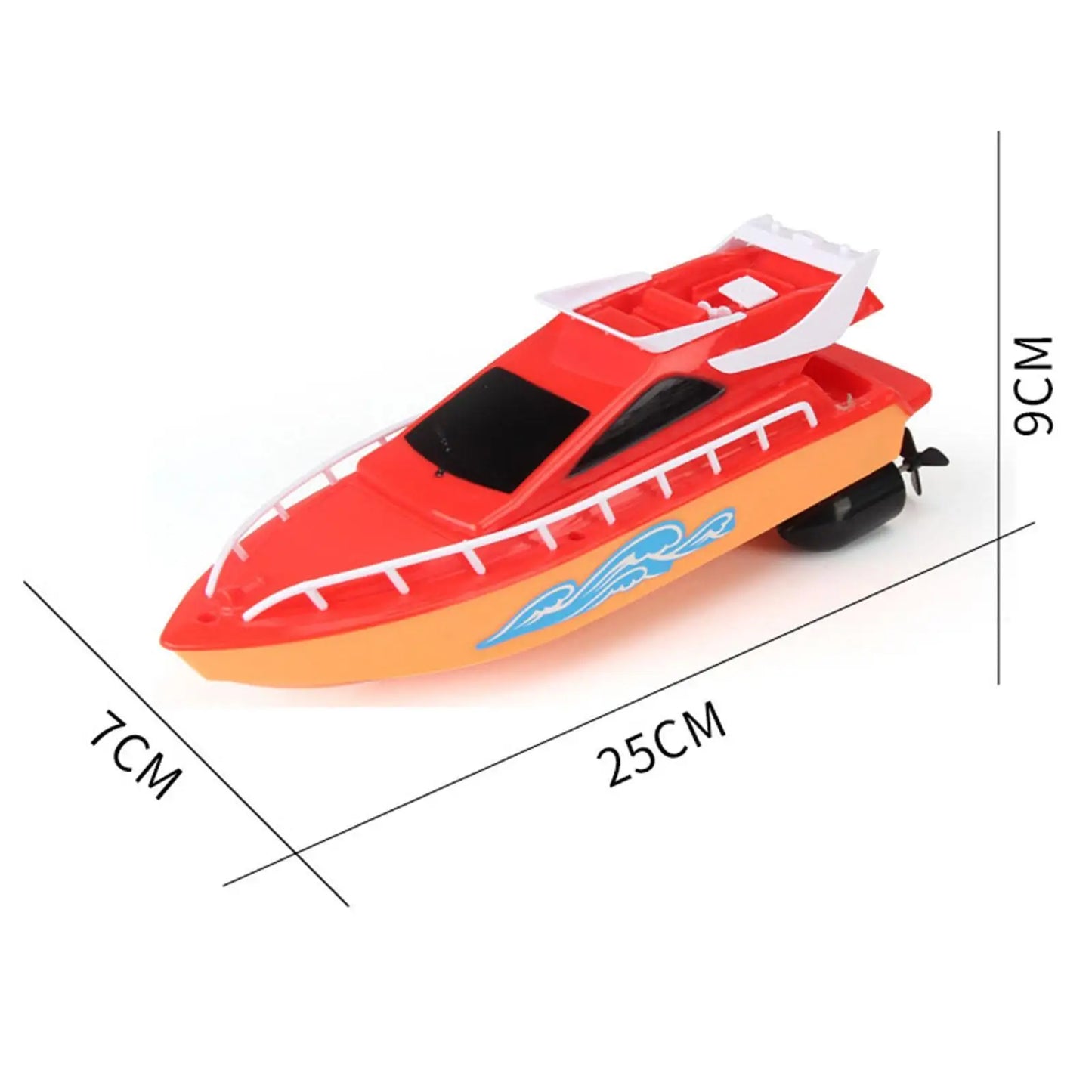 Mini Wireless Remote-controlled Boat High-speed Racing Boat High Speed Remote Control Speedboat Electric Waterproof RC Boat