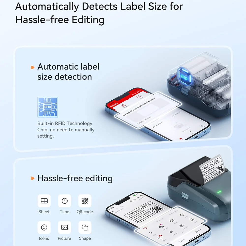 🏷️📱 NIIMBOT B1 Portable Thermal Label Printer – 2 Inch Bluetooth Sticker Maker
