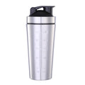 🥤🛡️ Stainless Steel Protein Shaker Cup – Portable Fitness Sports Mug