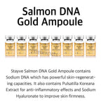 ✨💎 Korean Salmon DNA Gold Ampoule BB Cream – Glow Brightening, Whitening & Rejuvenating Moisturizing Face Care (8ml)