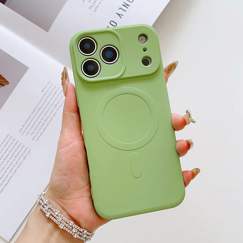 MagSafe Magnetic Liquid Silicone Case for iPhone 17 Series