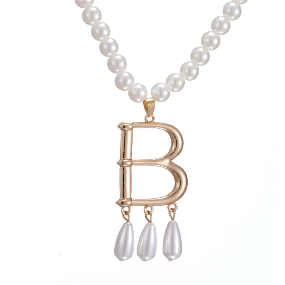 👑✨ Fashion Queen Anne Boleyn Cosplay Necklace 🤍 | Faux Pearl Renaissance Noble Jewelry 💎 | Halloween Royal Costume Accessory for Women 🎃