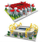 ⚽🏟️ Barcelona Soccer Stadium Micro Blocks – Mini Brick Football Field Architecture Building Set for Adults & Fans