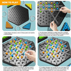 Triangle Chess Splendor Duel Board Game Strategy Game for Kids and Adults Fun Family Game Logic Chess Track Tables Game Toys