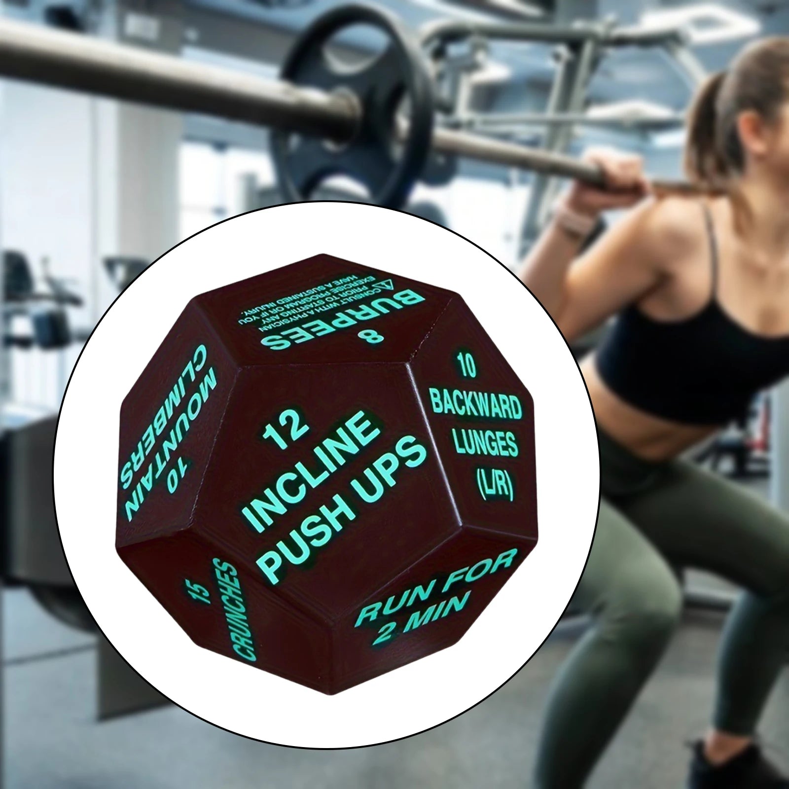 Cardio Plyometrics Stretching Workout Dice