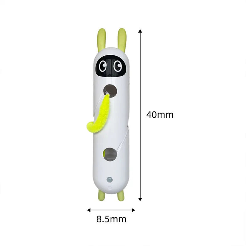 🐛🐾 Caterpillar Interactive Cat Toy – Motion Activated Wack-A-Worm