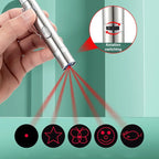 🔴🐾 Multi-Functional USB Rechargeable Infrared Laser Cat Toy – Pattern Projection