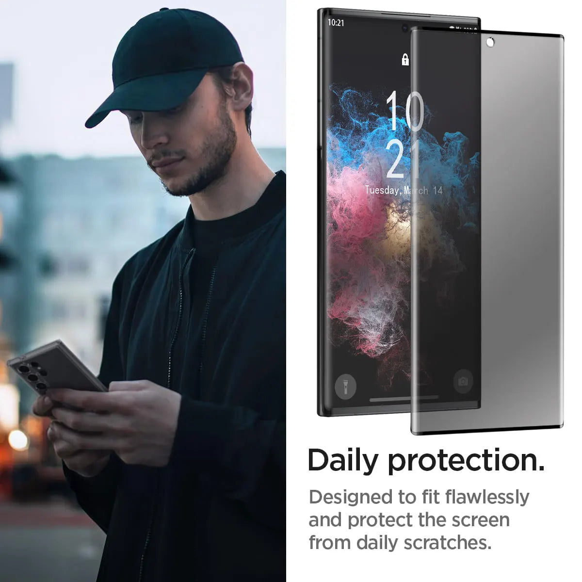 2-Pack Privacy Tempered Glass Screen Protector for Samsung Galaxy S22 Series