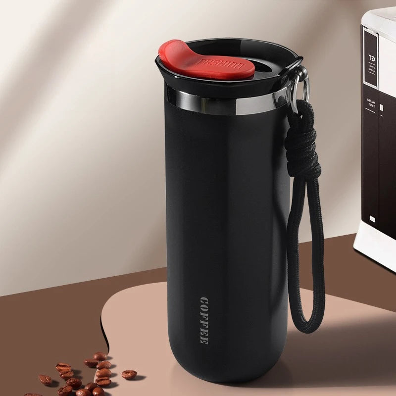 Stainless Steel Vacuum Flask – Insulated Hot & Cold Travel Mug Coffee Cup ☕✨