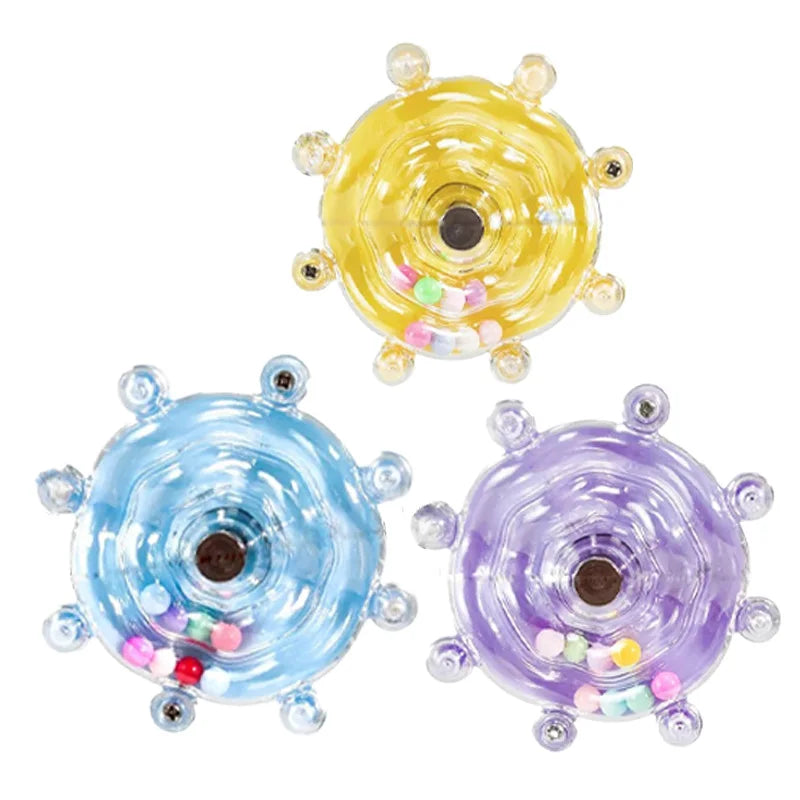 🦜🎡 Parrot Wheel Interactive Hanging Toy with Sound Ball