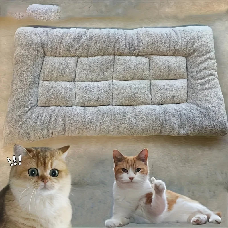 🛋️🐾 Oversized Plush Pet Bed Sofa – Ultra Soft Rectangle Mat