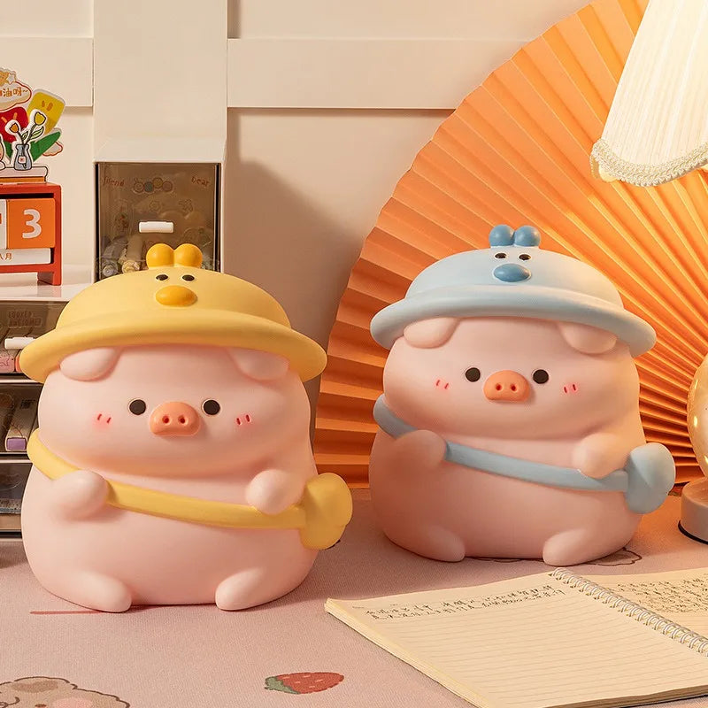 🐾✨ Creative Animal-Shaped Piggy Bank with Adhesive & Anti-Drop Design 💰 | Large Capacity Money Box for Saving & Gift Receiving 🎁