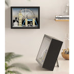 🌍🧱 Micro World Famous Architecture Building Blocks – New York, Paris, London & Dubai Skyline Photo Frame DIY Wall Decoration