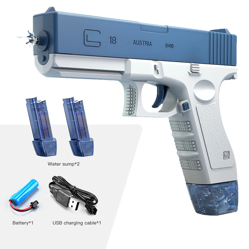 💦⚡ M416 Electric Water Gun – Full Automatic Water Pistol for Summer Beach & Outdoor Fun | Kids, Teens & Adults