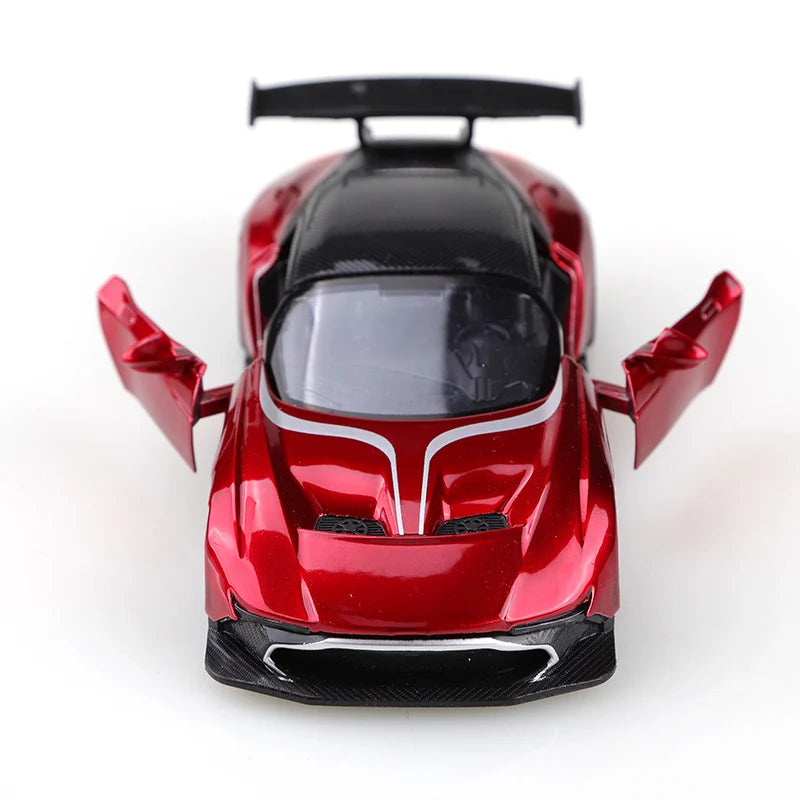 1:36 Alloy Pullback Racing Car – Metal Die‑Cast Toy Model for Kids & Collectors