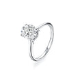 💎✨ ATTAGEMS Oval Cut 2CT D VVS1 Moissanite Engagement Ring 🤍 | 9×7mm S925 Sterling Silver Wedding Ring for Women 👰 | Luxury Jewelry Gift