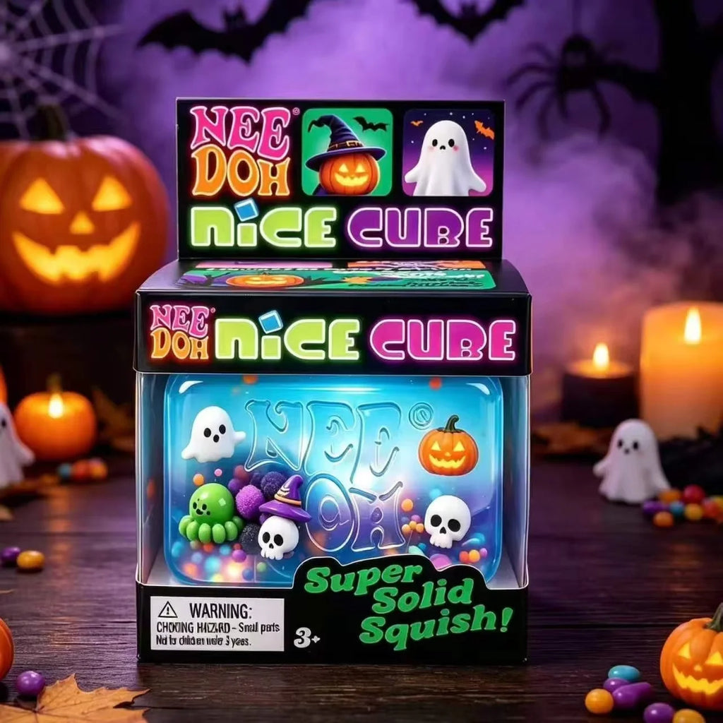 NeeDoh Nice Cube – Holiday Squeeze Fidget Toy