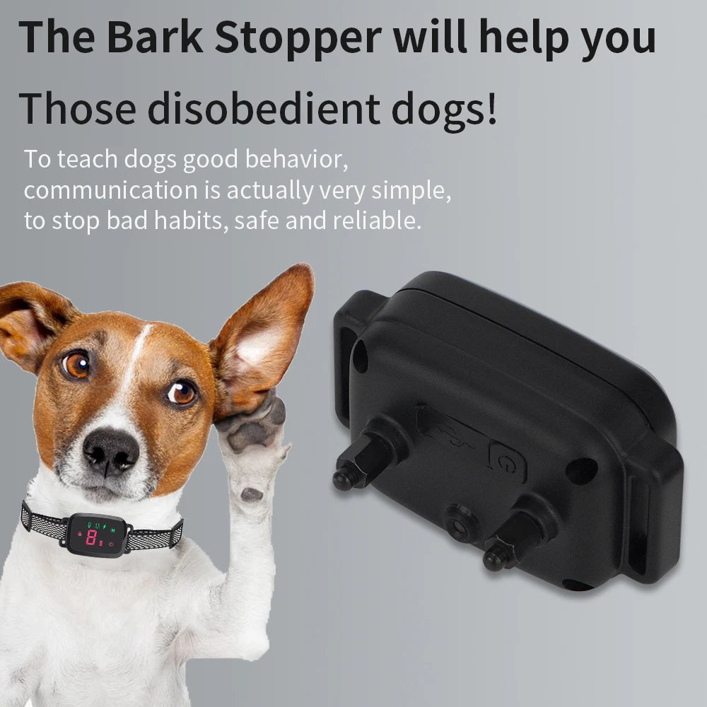 🐶🔇 Smart Automatic Anti Barking Collar – Rechargeable & Waterproof