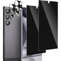Galaxy S24 Ultra Privacy Screen Protector + Camera Lens Glass (2+2 Pack)
