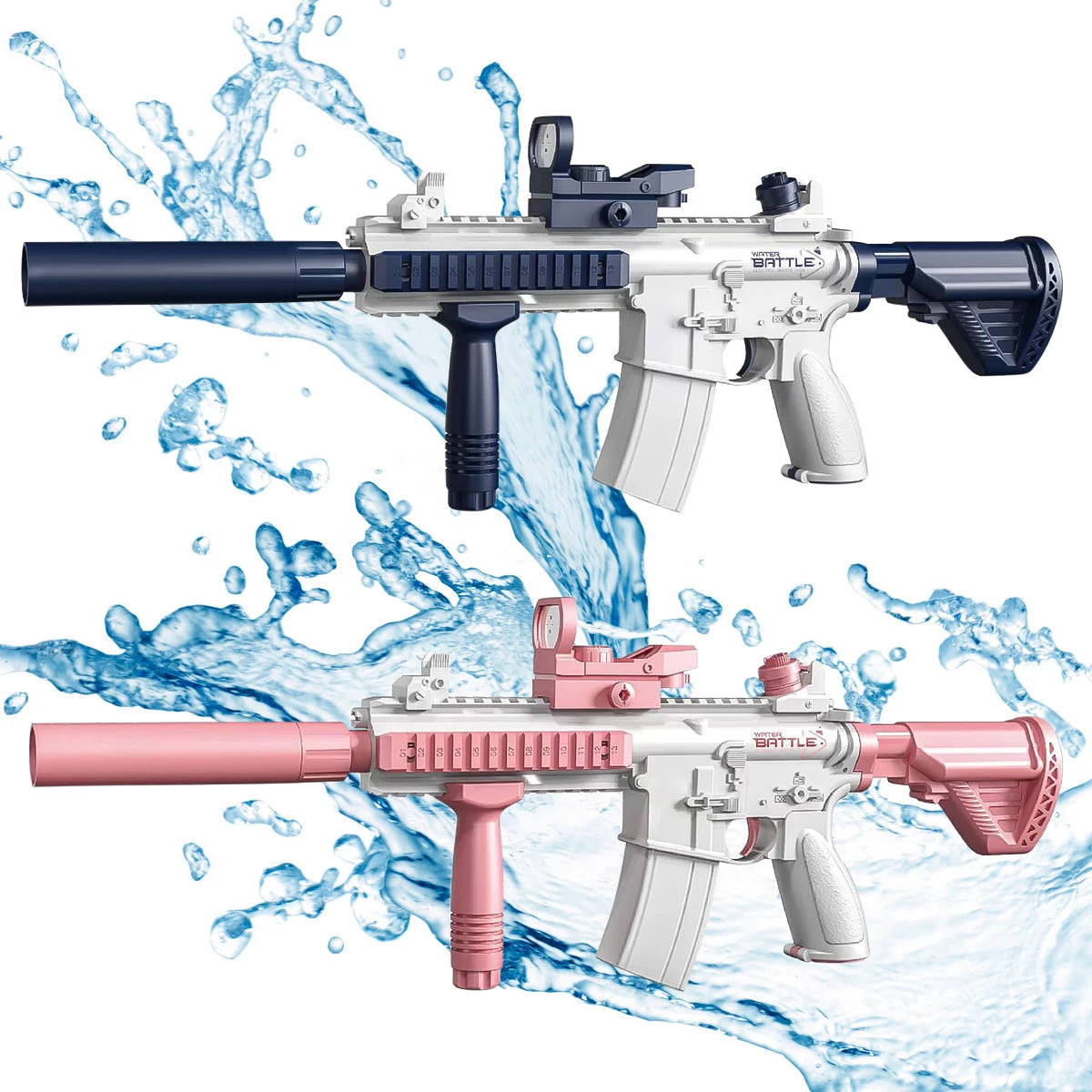 💦⚡ M416 Electric Water Gun – Full Automatic Water Pistol for Summer Beach & Outdoor Fun | Kids, Teens & Adults