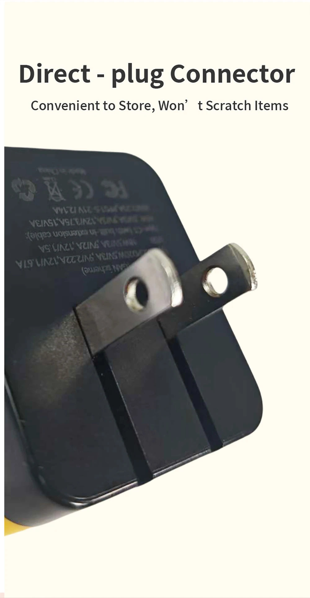 ⚡ 80W USB-C PD Fast Charger with Retractable Cable 🔄 | 100–240V Travel Wall Adapter for iPhone 16, MacBook, Samsung & Pixel 💻📱