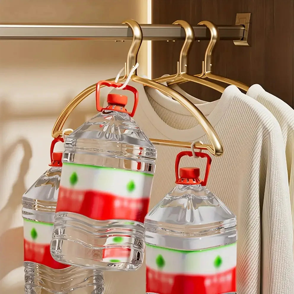 👕✨ Wide Sweater Clothes Hangers (5 / 10 Pack) | No Shoulder Bump Heavy-Duty Coat Hangers 🧥 | Non-Slip Metal Closet Hangers