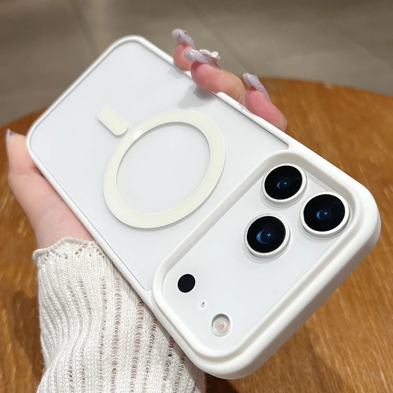Clear Magnetic MagSafe Case for iPhone 17 / 17 Air / 17 Pro Max 📱 | Shockproof, Slim & Anti-Scratch Candy Color Cover
