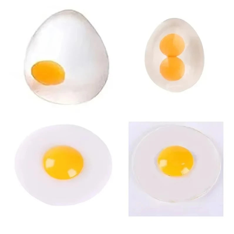 Funky Egg Squishy Ball – Clear Splat Sensory Fidget Toy