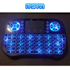 🌈⌨️ i10 / i8 Mini Wireless Keyboard – Dual Mode Air Mouse with Touchpad