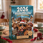 Highland Cow Advent Calendar – 24-Day Christmas Countdown