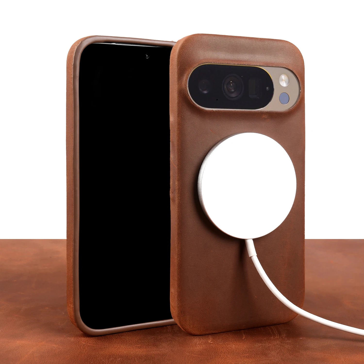 MagSafe Magnetic Genuine Leather Case for Google Pixel Series