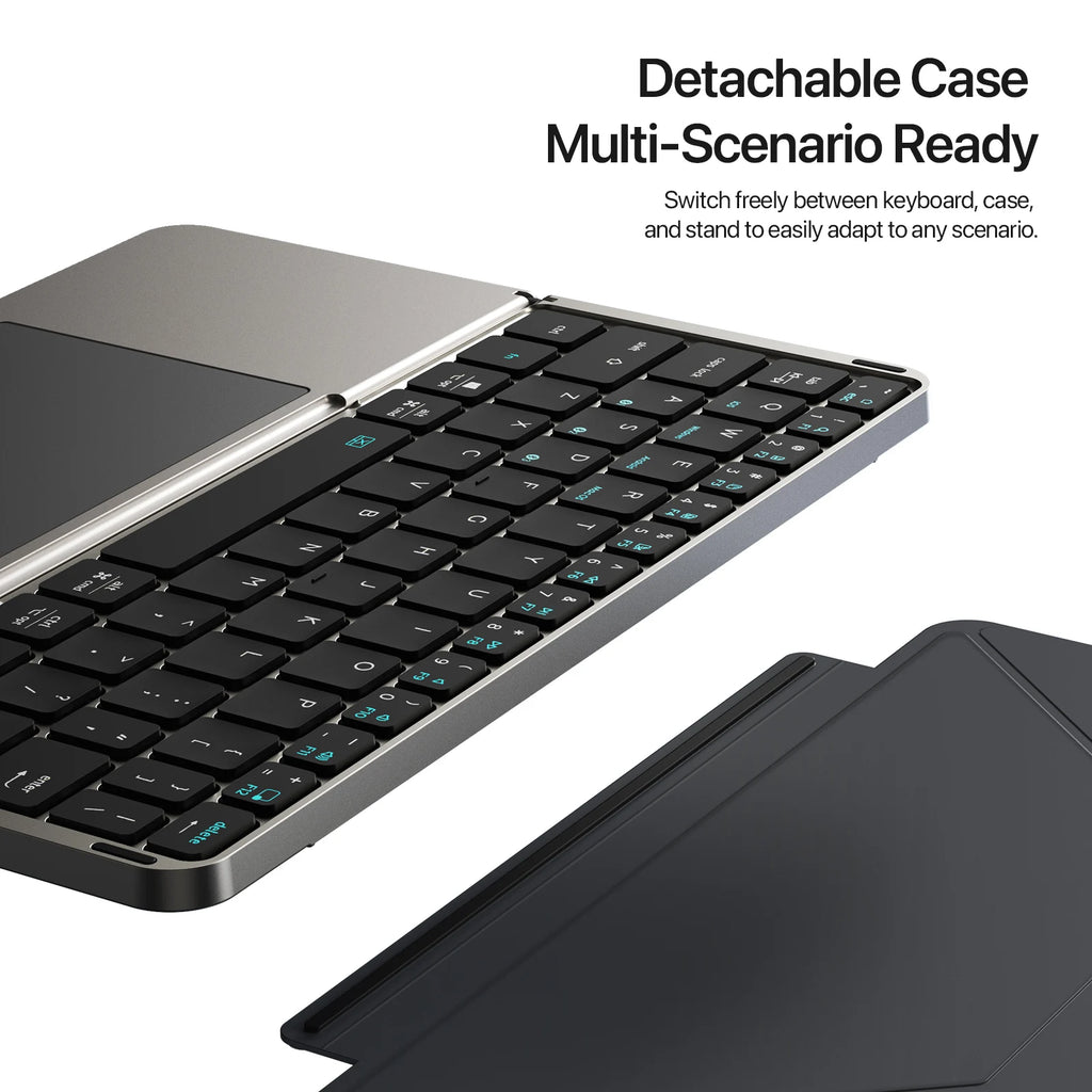⌨️📱 Multifunctional Foldable Bluetooth 5.0 Keyboard with Touchpad & Phone Holder