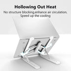 💻📐 Portable Foldable Laptop Stand – Cooling Riser Support Base
