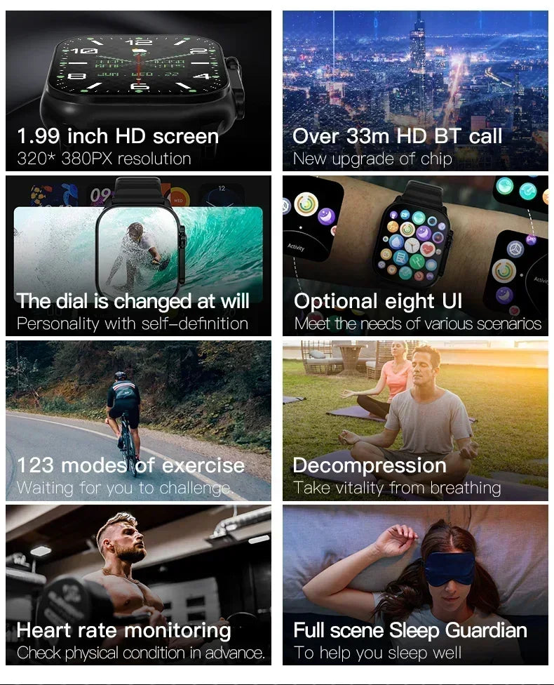 Watch 10 AMOLED Smart Watch – NFC, Compass & Bluetooth Call