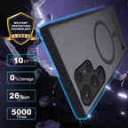 UYUXIO Magnetic Stand Case for Samsung Galaxy S24 / S23 / S22 Ultra Plus