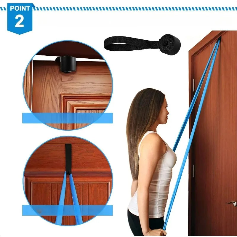 Elastic Fitness Resistance Bands – Yoga, Pilates, CrossFit & Stretch Training Bands💪🔥