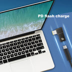 PD 100W USB Type-C Female to DC Male Adapter for Lenovo ThinkPad | Fast Charging Cable Converter Square PD Plug