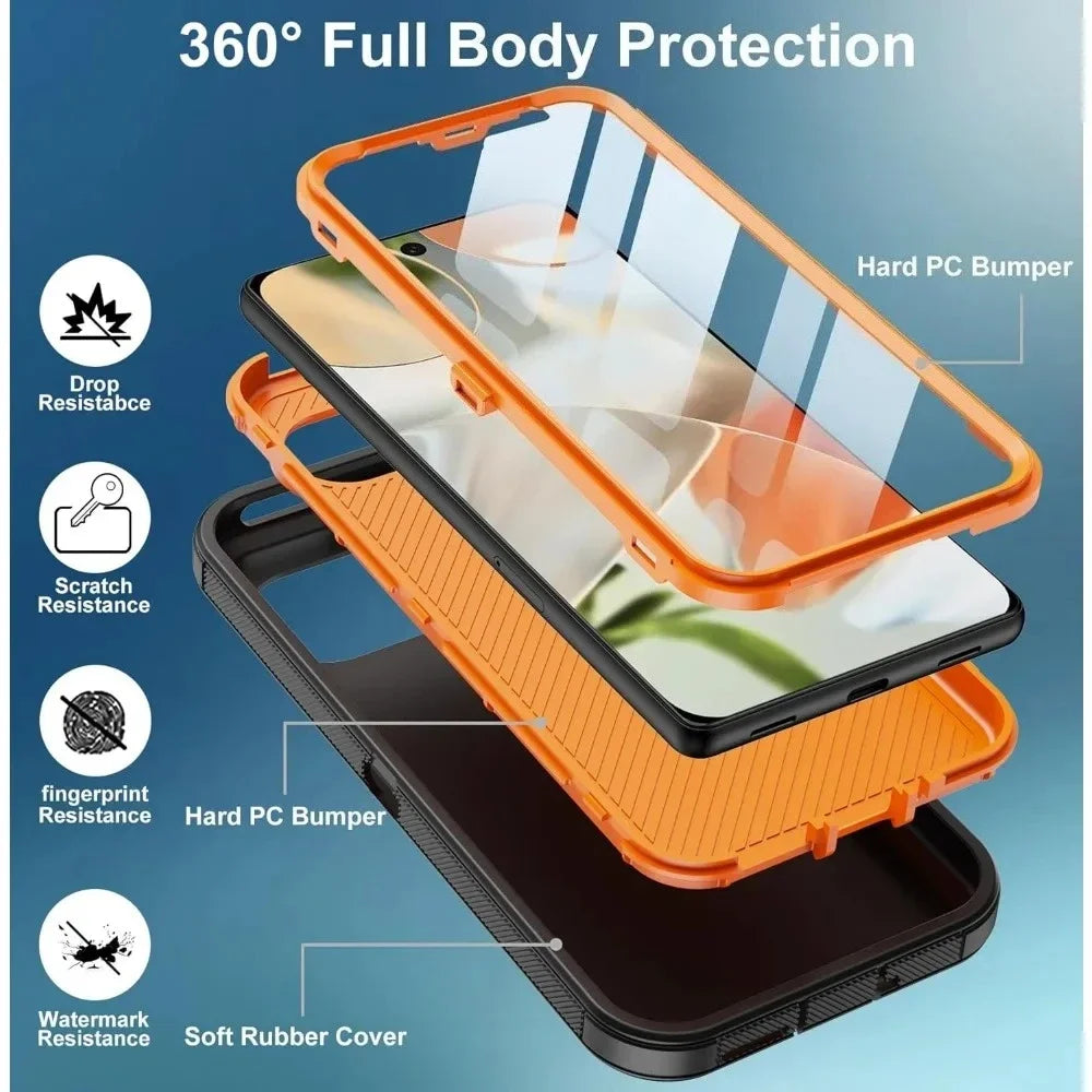 Military Grade Matte Rugged Case for Google Pixel Series