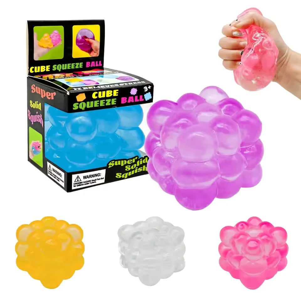 3D Candy Squishy Toy – Sensory Squeeze Fidget Cube