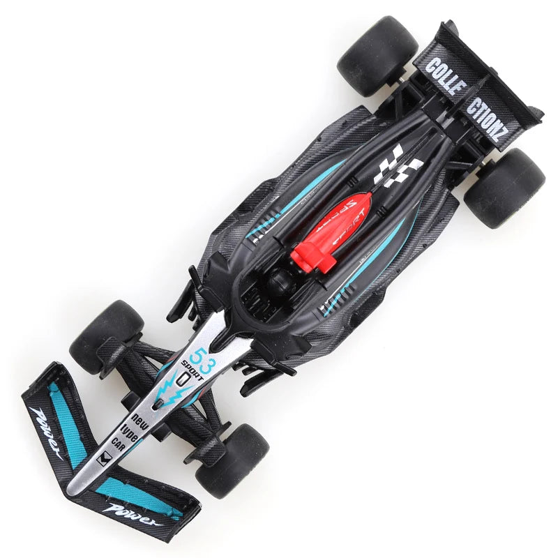 (Bagged) 1.43 Alloy Model Racing Car Toy, Exquisite Formula Alloy Pullback Racing Car, Children's Toy, Best Birthday Gift.