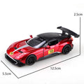 1:36 Alloy Pullback Racing Car – Metal Die‑Cast Toy Model for Kids & Collectors